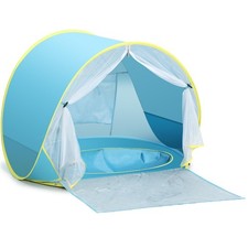 Baby Beach Tent Pop Up Play Tent UV Protection Sun Shelter for Infants Toddlers