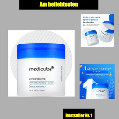 medicube Zero Pore Pad 2.0 Peeling Pads Gesicht Porenpflege