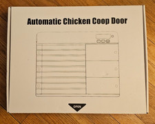 Automatic Chicken Coop Door Opener with Timer & Light Sensor, Battery/Plug