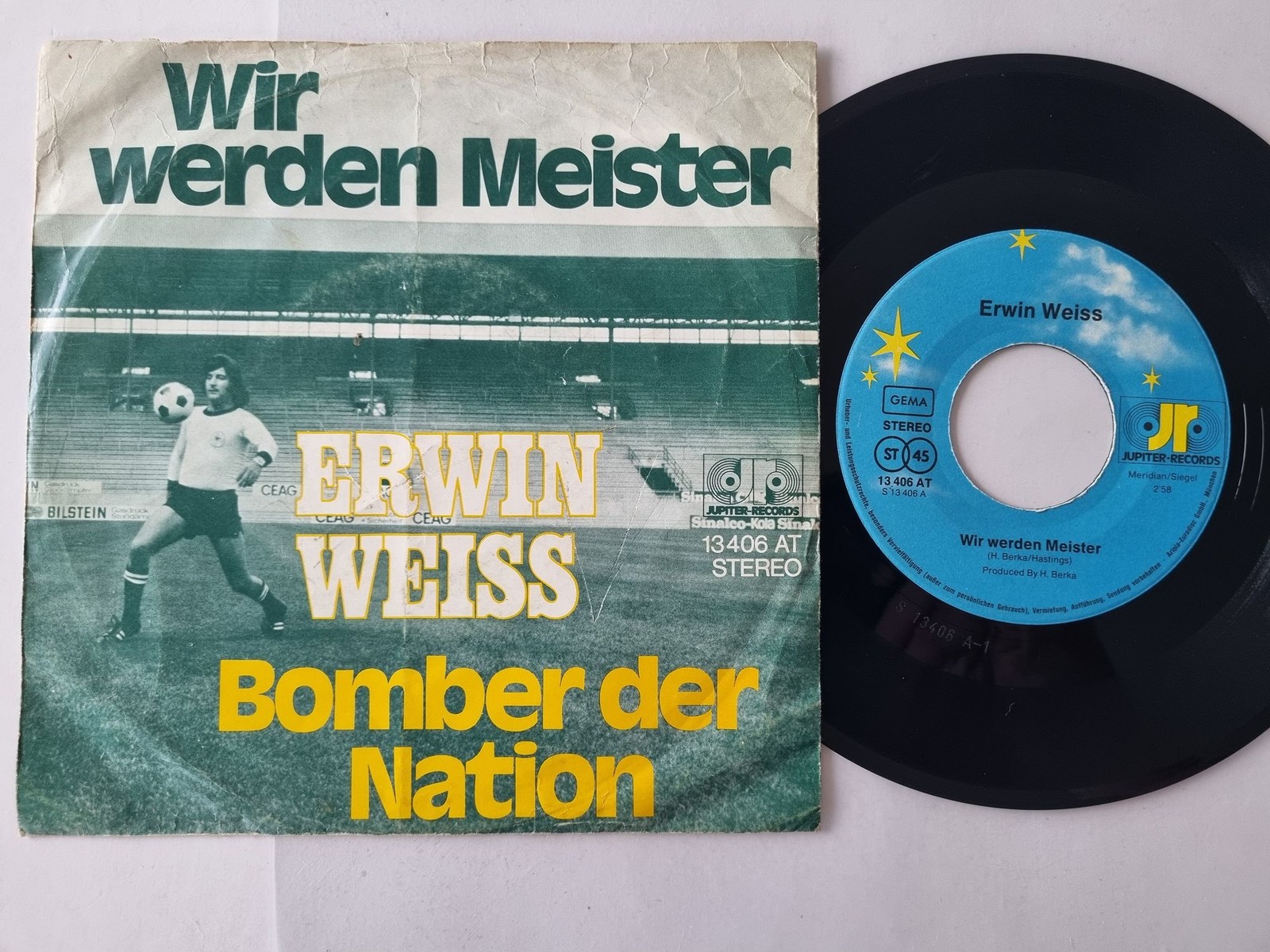 Erwin Weiss - Wir werden Meister 7'' Vinyl Germany