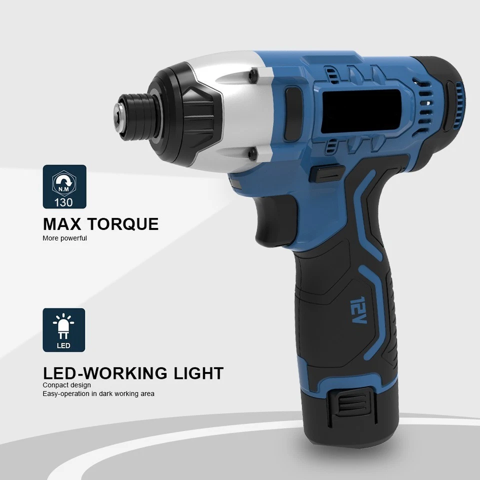 NEW Impact Screwdriver Electric Screwdriver Electric Hand Drill Wood/Bolt/T-Mode - Image 3 of 4