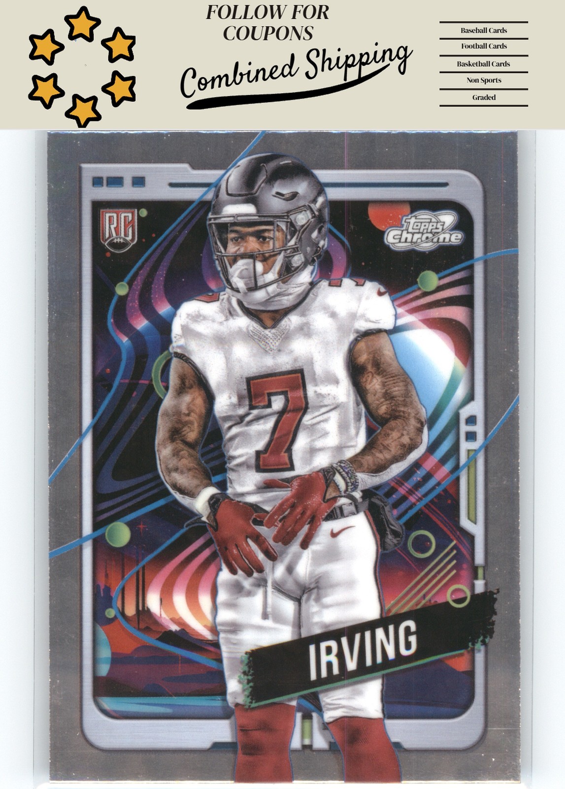 2024 Topps Chrome Cosmic #188 Bucky Irving