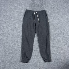 Vuori Pants Womens Small Gray Performance Jogger Jersey Drawstring Pockets VW303