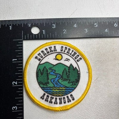 Vtg EUREKA SPRINGS ARKANSAS Travel & Tourism Patch 64S1
