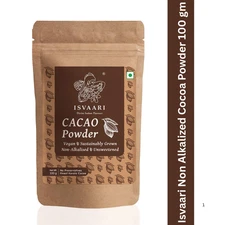 Organic Raw Cacao Powder support brain Health & energy snacking/baking 100 gm