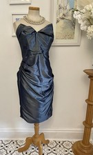 Wiggle Cocktail Gown Bodycon Dress Vintage Style Iridescent