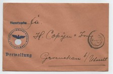 DDPN Dienstpost Luftgaukommando Holland nach Groenekan/Utrecht 1941