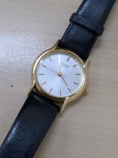 Vintage Citizen Quartz 6031-G14415 Gold-Tone Dress Watch