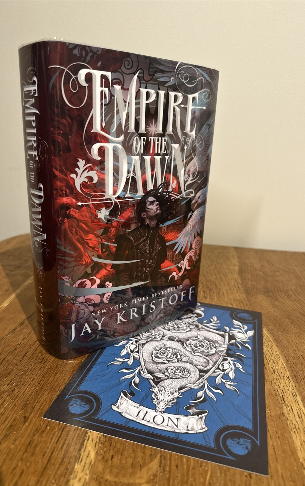 Empire of the Dawn by Jay Kristoff SIGNED & LINED UK 1/1 HB + SIGNED Tour Ed. DJ