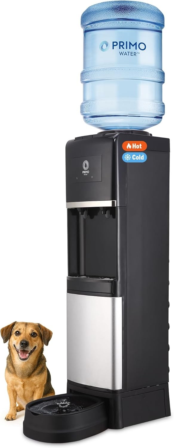 Primo Pet Station Top-Loading Water Dispenser - 3 Temp (Hot-Cool-Cold) Water Coo