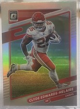 Clyde Edwards-Helaire 2021 Donruss Optic #35 Holo Kansas City Chiefs