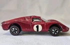 1968 Hot Wheels Redline Ford MK. IV Car Red Enamel Made In United States