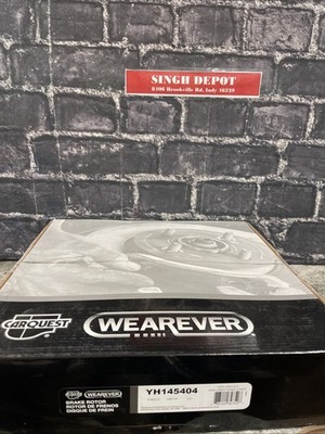 Carquest Wearever Brake Rotor: Meets or Exceeds OE Specs Part # YH145404