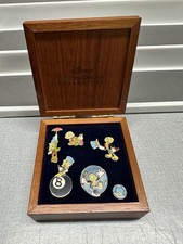 Pinocchio Jiminy Cricket Pin Boxed Set of 6 Pins 2003 Limited Edition of 2500
