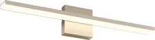Brushed Nickel Bathroom Vanity Light Modern Dimmable Vanity Light Bar LED