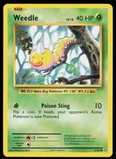Weedle 5108 Common Evolutions Pokemon Lightly Played Weedle 5108 Common Evolutions Pokemon Lightly Played