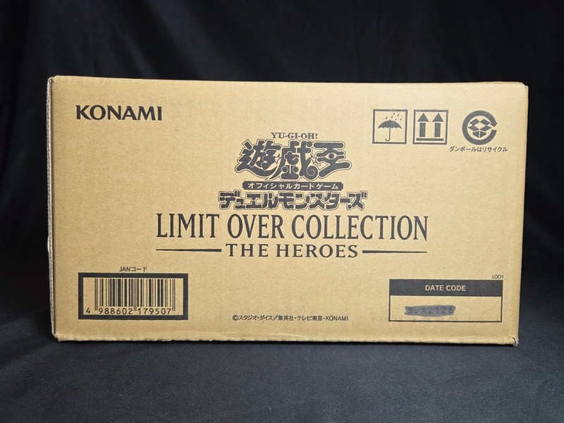 Sealed Yu-Gi-Oh! Limit Over Collection The Heroes Japanese Edition Case-24 boxes