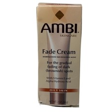AMBI Skincare Fade Cream Oily Skin Original 09/23 2oz Dark Spot