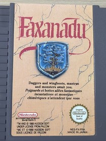 Faxanadu - Nintendo NES Nur Spielkassette getestet & funktionsf&auml;hig