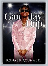 2025 Topps #GD-9 Ronald Acuña Jr. Gameday Drip