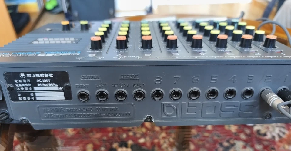 Boss BX - 800 8-CHANNEL STEREO MIXER, Japanisch - Bild 3 von 4