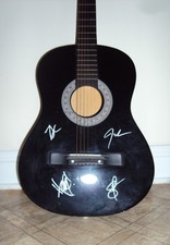 Vintage Paramore Signed Acoustic Guitar (original Four Band Members)