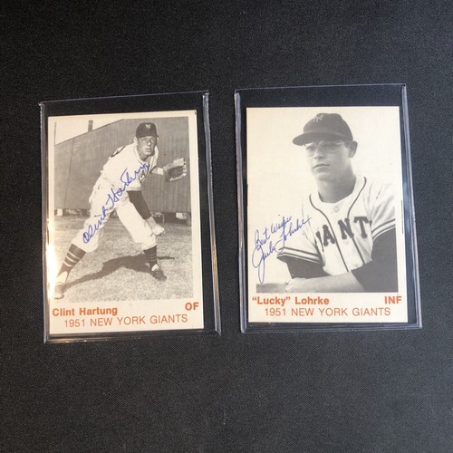 (29) 1951 New York Giants Near Team SET! ALL SIGNED (1975 TCMA) AUTOGRAPHS! - Picture 8 of 10