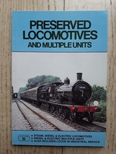 PLATFORM 5 'PRESERVED LOCOMOTIVES & MULTIPLE UNITS 1984' 74-PAGE GUIDE BOOK 