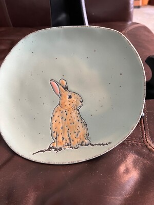 New Spectrum Designz 8  Bunny Rabbit Salad Dessert Plate