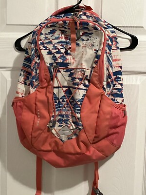 north face aztec backpack The North Face Jester Women’s Pink Backpack Aztec Print Back To School