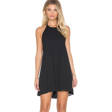 Show Me Your Mumu Martini Dress in Black Crisp Women's Size Extra Small
