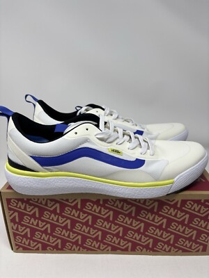 Vans Ultrarange Exo White /Yellow/Blue/ Low-Top Shoes Sneakers Men's Size 12 NEW