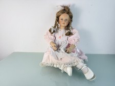 Künstlerpuppe Ute Kase Lepp Sammler Porzellan Puppe 75 cm. Top Zustand.   