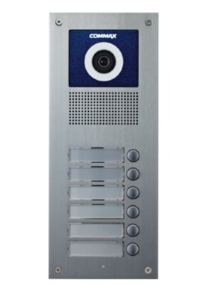 Commax 6-Apartment Building Door Camera DRC-6UC.