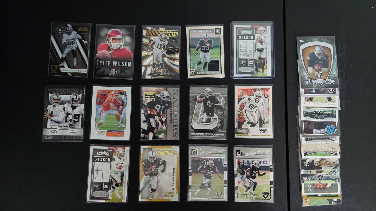 Raiders Team Lot! (27) Derek Carr Henry Ruggs Josh Jacobs Rookies