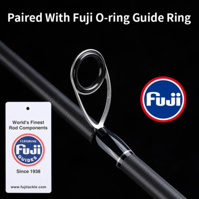 Fishing TS Fuji Guide Lure Rod 1.68-2.7m 2/3 Section Carbon Fiber