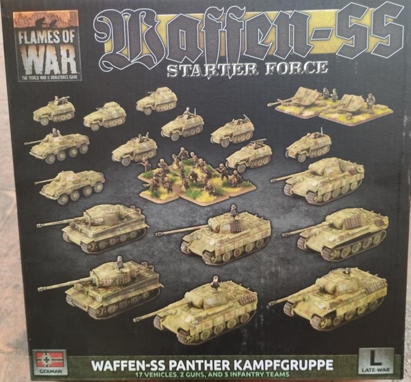 Flames of war Waffen-SS Starter Force BOX Painted