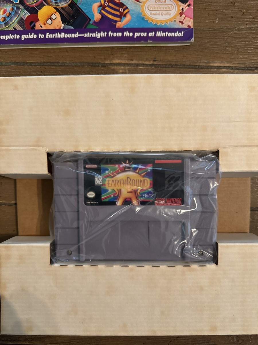 Earthbound SNES MINTY EXC! BIG BOX Nearly Complete Authentic NEVER