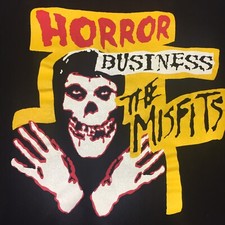 Misfits Black XL T-shirt Horror Punk Rock Music Danzig Samhain Gore Metal Band