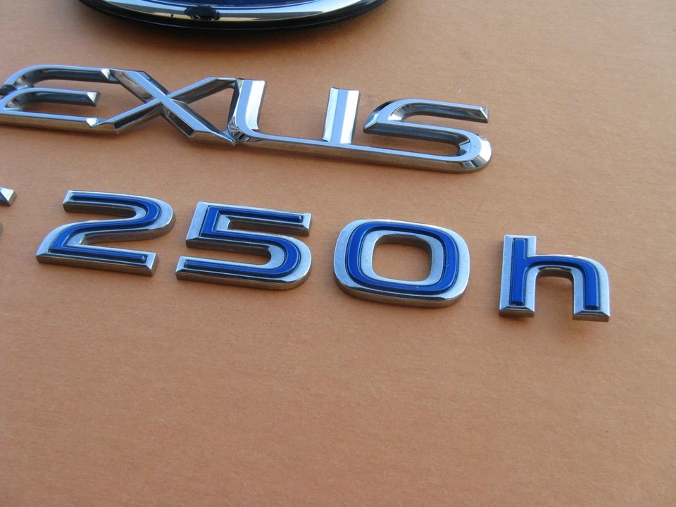 10 11 12 LEXUS HS250H HS250 H HÍBRIDO EMBLEMA TRASERO LOGOTIPO INSIGNIA SIGNO SÍMBOLO A45194 Foto 3 de 4