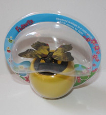 4" Valentines, Mothers Friend Anniversary Solar Powered Dancing Yellow Butterfly