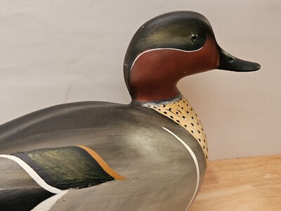 Vintage Duck Decoy Wood PAIR Bill GEONNE California RB2 | eBay