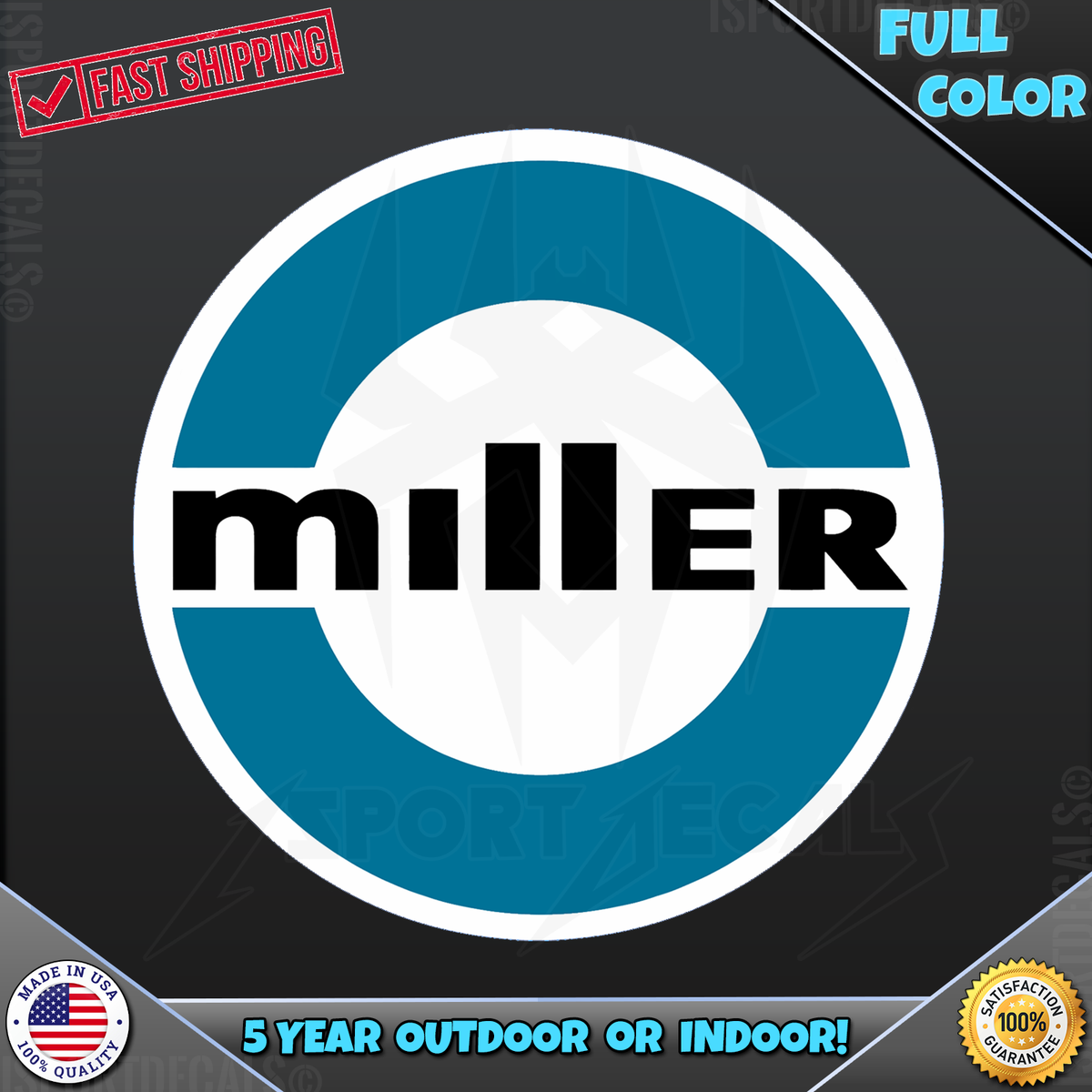 Miller Welding Logo Miller Welder Vinyl Decal Sticker Logo Mechanic