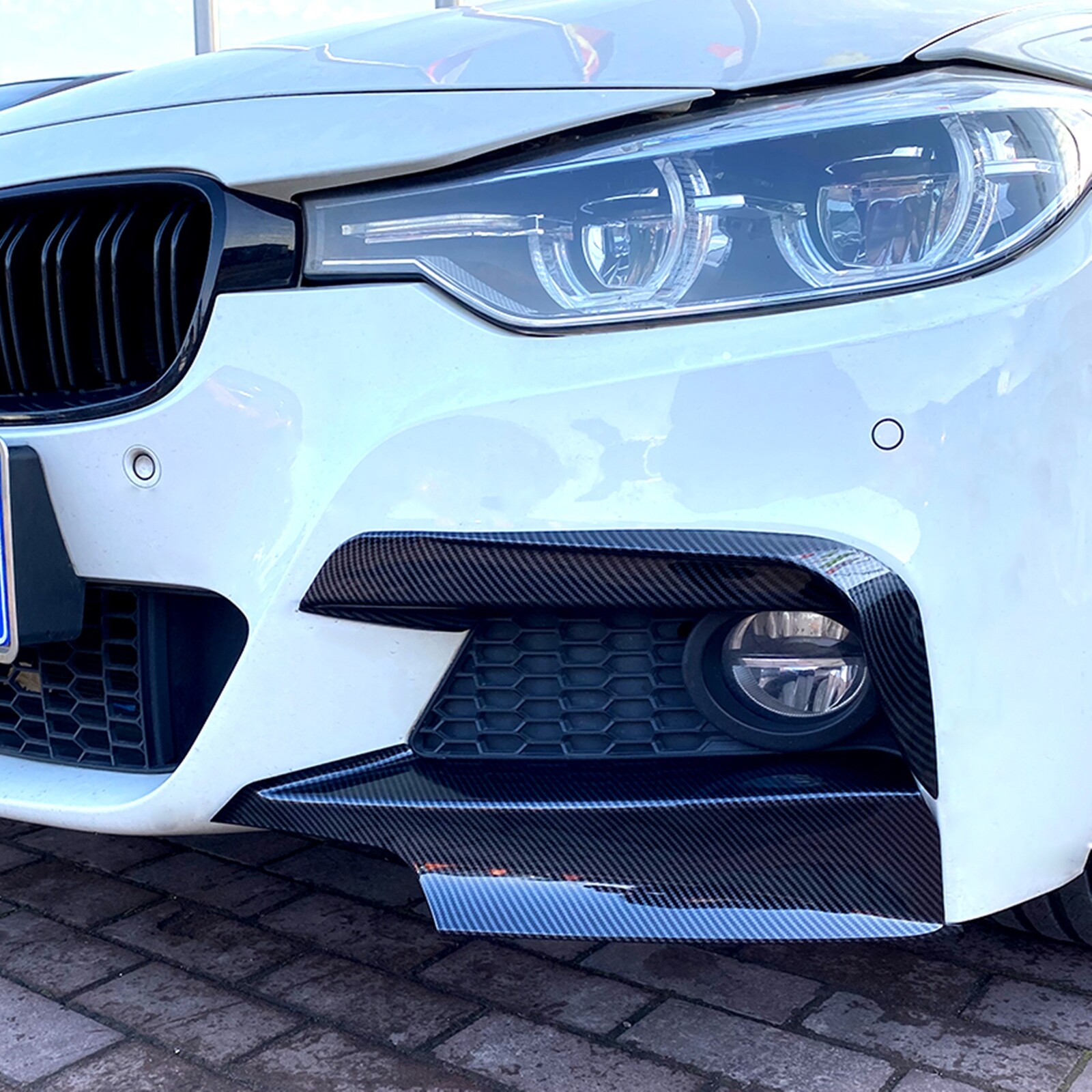 Front Splitters Bumper For BMW 3 Series F30 M Sport 2012 2014-2018 CB ...