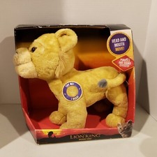 The Lion King Talk And Roar Simba 12  Tall Plush 2019 Head  Mouth Moves READ