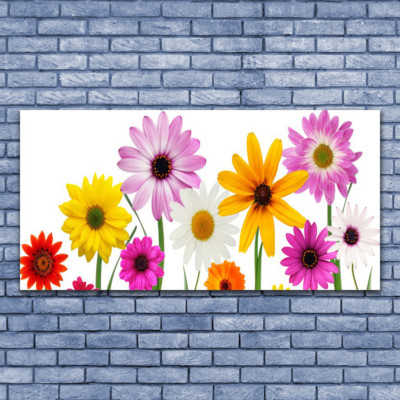 Tableau Sur Toile Tulup – Impression Florale, 140x70 Cm, Violet, Design Moderne