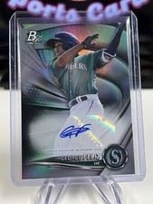 2022 BOWMAN PLATINUM TOP PROSPECT #TOP-77 GEORGE FELIZ AUTO SEATTLE MARINERS