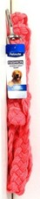 1 Count Petmate Fashion Braided Nylon Large 1" Wide X 5' Long Pink Leash