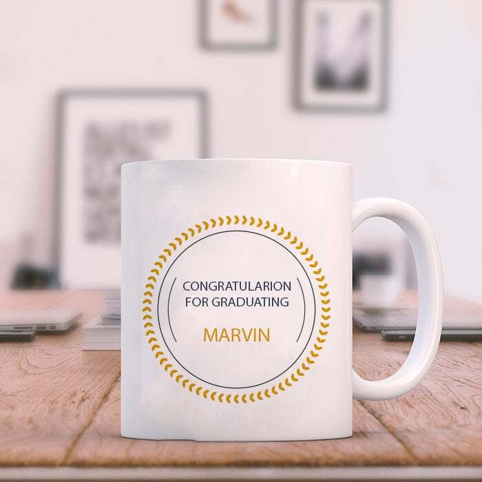 Congratulations For Graduation Personalized Graduation Mug For Him Congrats Grad