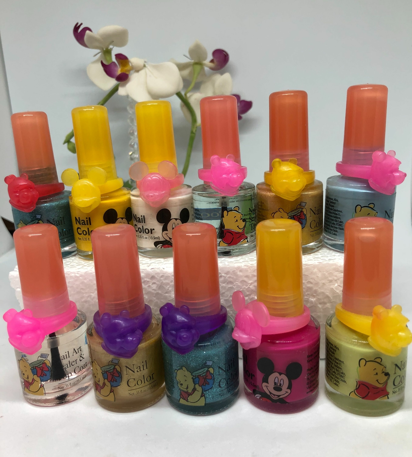 11x Disney by Kiss Mickey Mouse & Winnie The Pooh Nail Polish - 8 Colors -  New | eBay